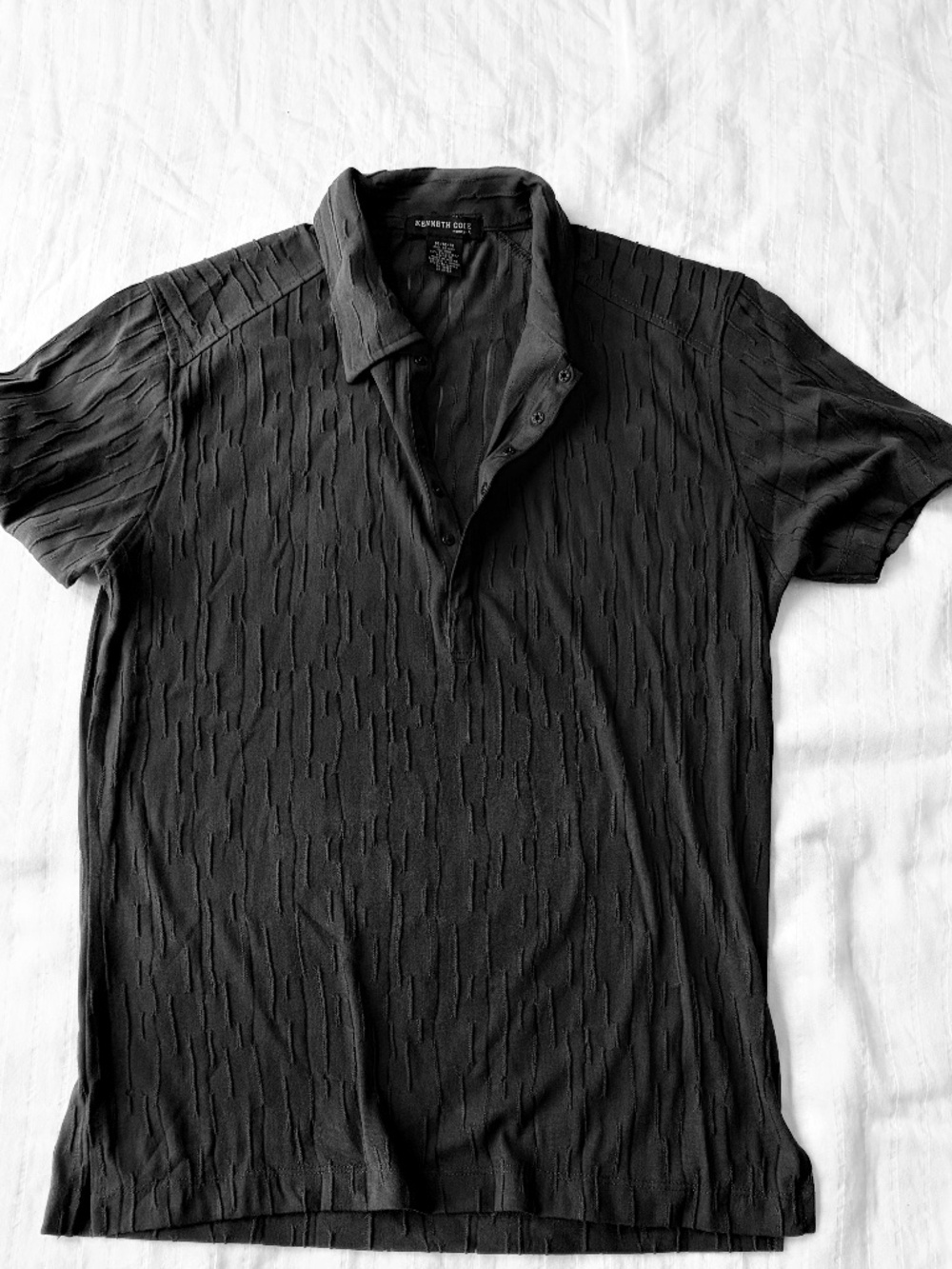 Dark Gray see through Kenneth Cole shirt, M.